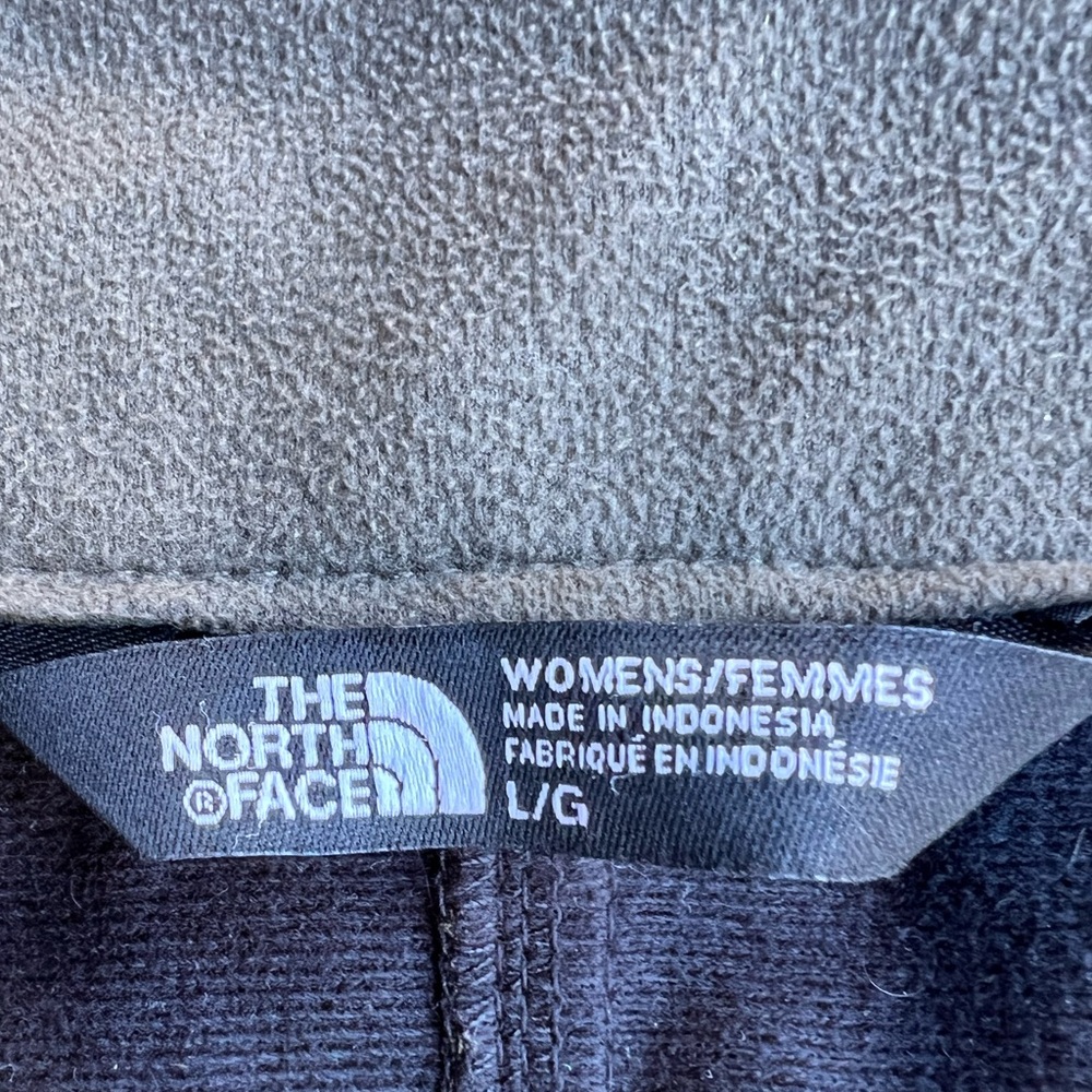 THE NORTH FACE Olive Green Windfall Softshell Full-Zip L Jacket Outdoors Hiking - Picture 4 of 12